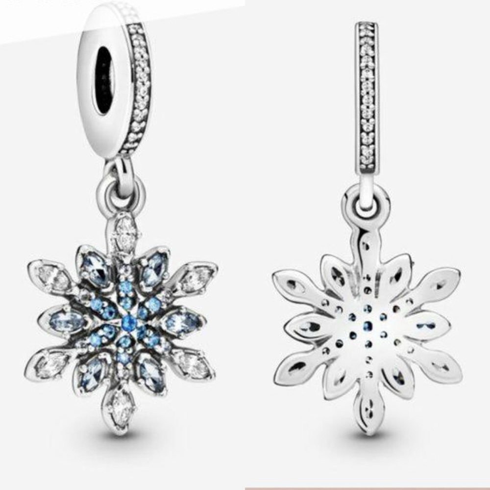 Pandora Shimmering Snowflake Dangle Charm (Retired)